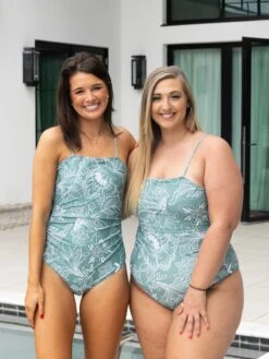 Floral Pattern Spaghetti Straps Swimsuit | S-XL Swim *Final Sale*