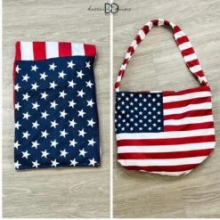 American Flag Canvas Bag *Final Sale*
