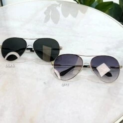 Gold Aviator Sunglasses *Final Sale*