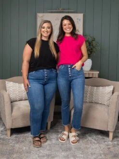 Mica Denim Super High Rise Crop Flare Jeans| 0-15