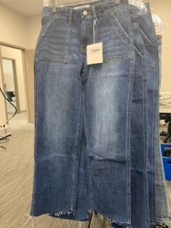 Lovervet High Rise Crop Utility Straight Jeans | 0-22