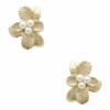 Flower Pearl Bead Earrings