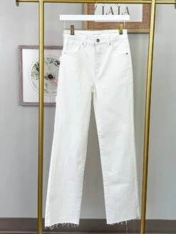 Risen High Rise Tummy Control Straight Leg Jeans | 1-3X