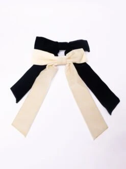 Velvet Bow Lace Hair Clips