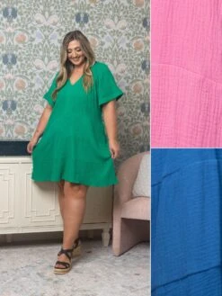 Babydoll Tiered Flare Mini Dress | S - 3XL