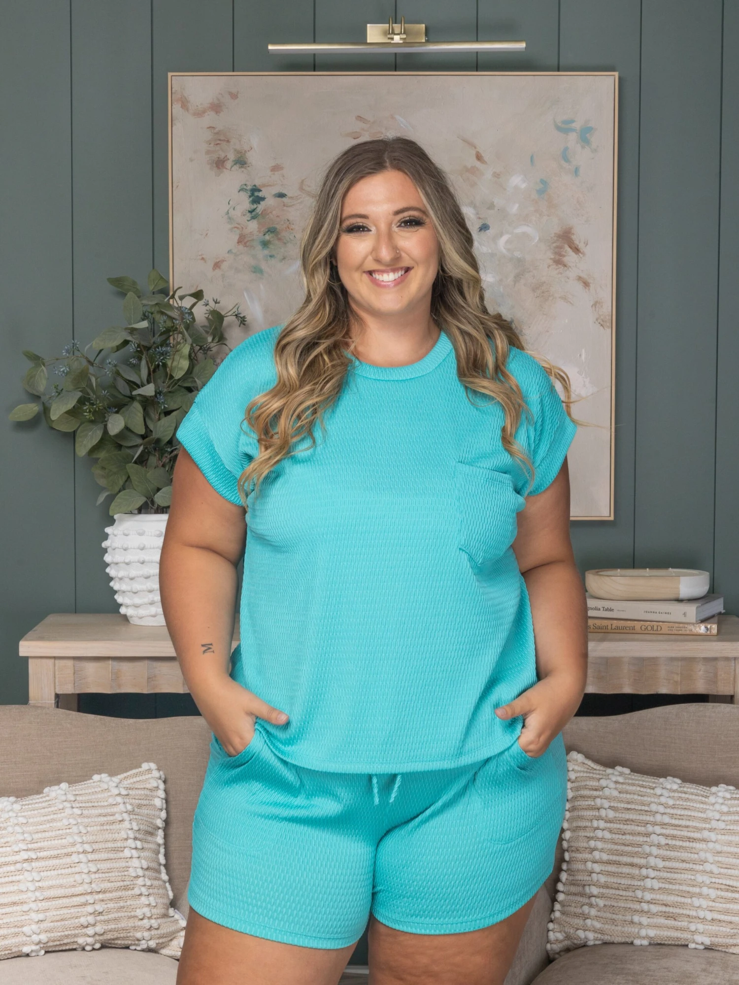 DD Design The Ultimate Summer Set Textured Shorts W/ Pockets | S-3XL Set W/ SKU53981 - Image 3