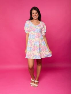 Sophia Leopard Print V Neck Mini Dress | S-L