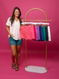 Zenana High Rise Denim Shorts | S - 3X