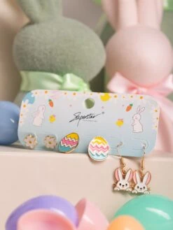 Bunny And Friends Earring Set