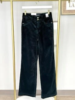 Judy Blue High Waist Overdyed Corduroy Trouser Wide Leg Jeans | 0 - 18