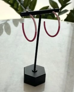 Two- Tone Hoop Earring