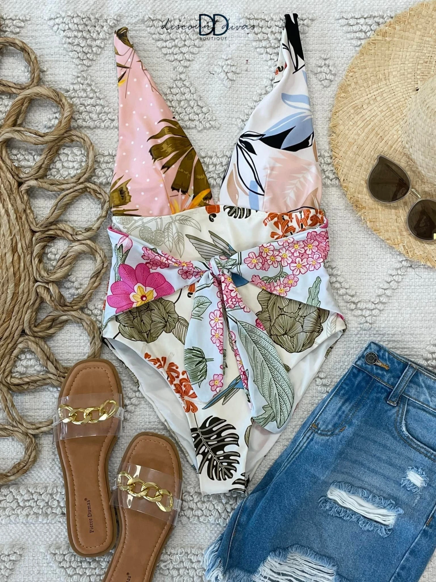 Under The Palm Trees Swimsuit *Final Sale*