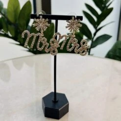 Crystal Mrs. Earrings
