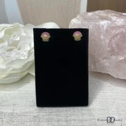 CZ Cupcake Earrings *Final Sale*