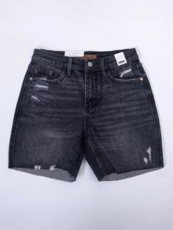 Judy Blue High Waist Rigid Magic Destroy Raw Hem Shorts | S-3XL