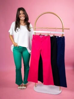 Zenana High-Rise Bootcut Color Jeans | S - 3X