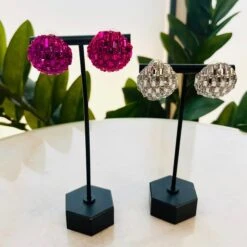 Crystal Round Earring