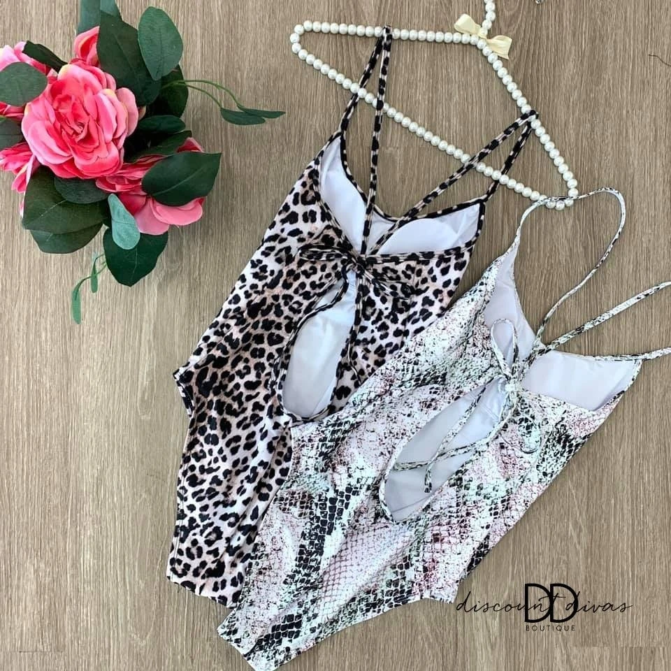 Baywatch Style One Piece With Tie Back Detail*Final Sale* - Image 2