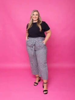 Plaid Culotte Pants | S - 3X