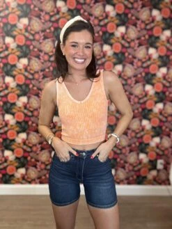 Judy Blue High Waist Tummy Control Cool Denim Shorts | S - 3XL