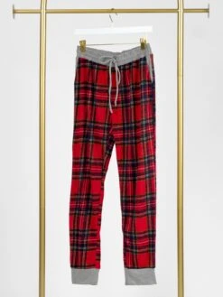 Plaid Drawstring Joggers W/ Pockets | S-3X