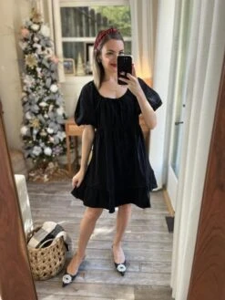 Corduroy Babydoll Mini Dress | S-L *Final Sale*