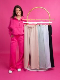 DD Design Luxe Fleece 34" (Tall)Wide Leg Pants | S-3X