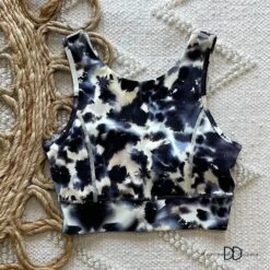 Inkblot Kaleidoscope Print Sports Bra *Final Sale*