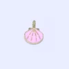 Pink Enamel ShellCharm My Girl In LA