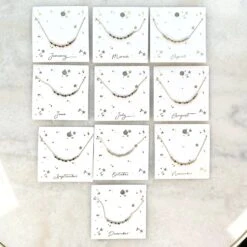 Dainty Birthstone Necklace