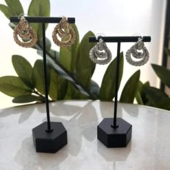 Rope Link Round Earring