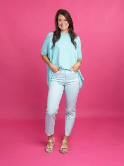 Mica Denim Super High Rise 90's Relaxed Straight Leg Jeans | 0-15