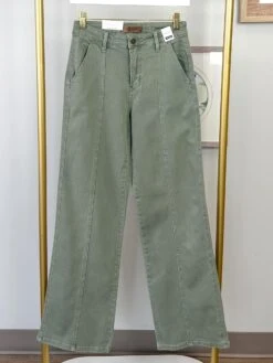 Judy Blue High Waist Garment Dyed Front Seam Straight Jean | 0 - 24