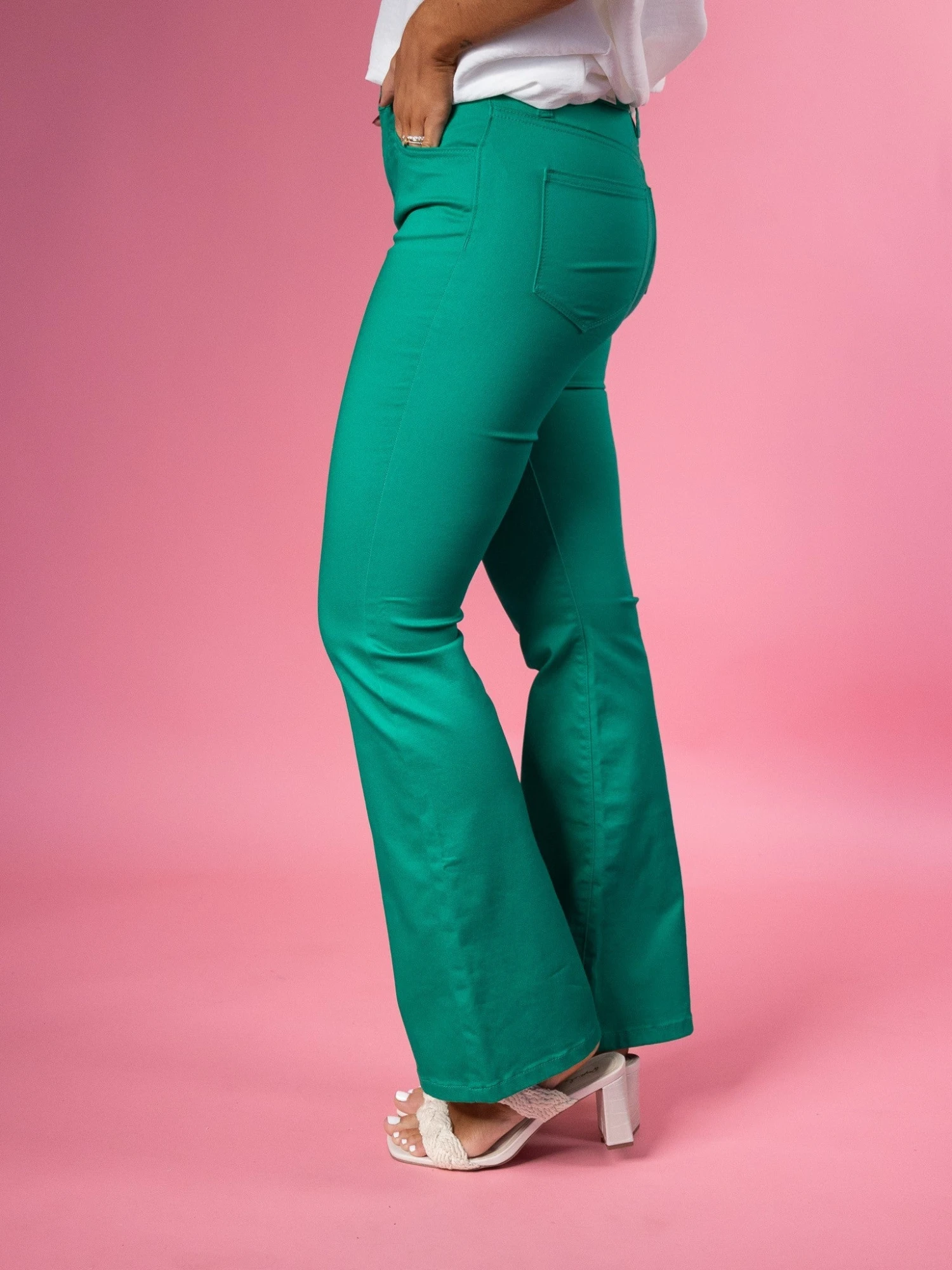 Zenana High-Rise Bootcut Color Jeans | S - 3X - Image 3