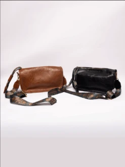 Zenana Pattern Strap Zipper Shoulder Bag